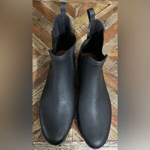 Jeffrey Campbell Black Rain & Snow Boots Slip-On